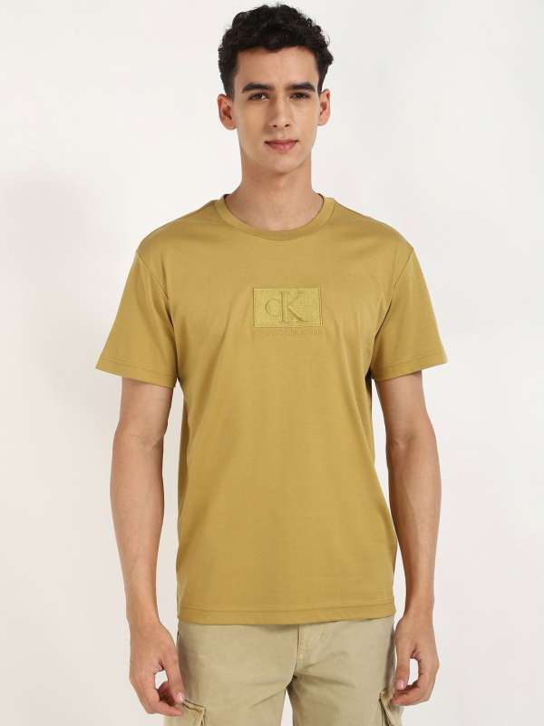 CALVIN KLEIN JEANA MEHNDI BROWN PREMIUM TSHIRT C1