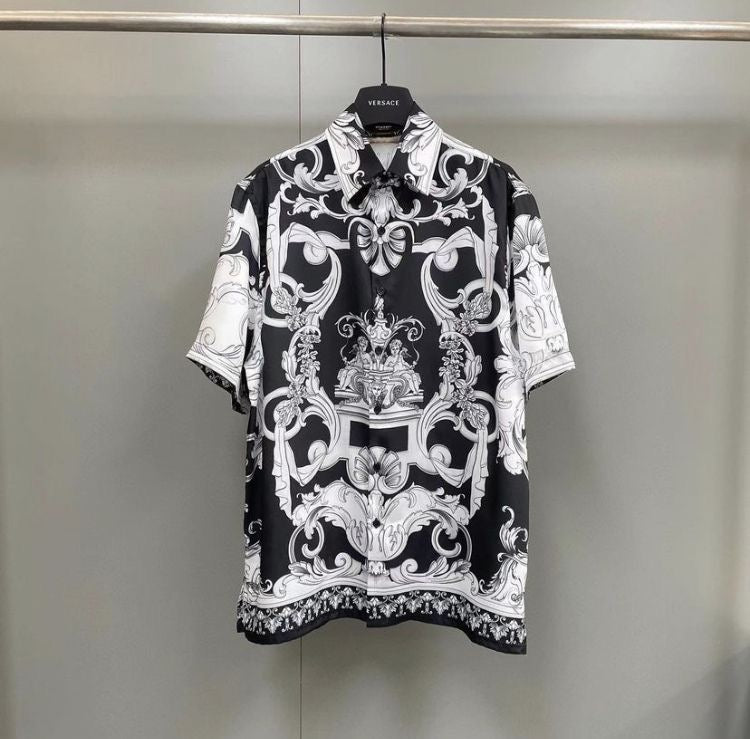 VERSACE BOROCCO ULTRA PREMIUM STORE ARTICLE HALF SHIRT