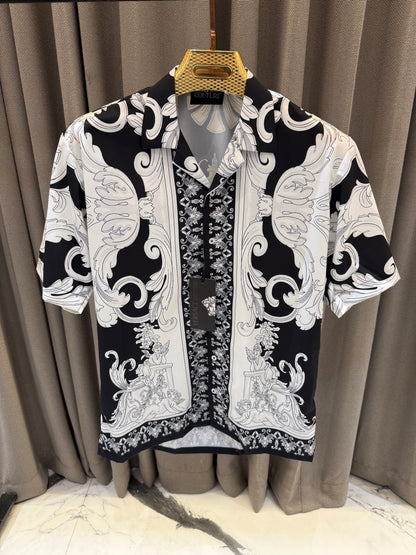 VERSACE BOROCCO ULTRA PREMIUM STORE ARTICLE HALF SHIRT