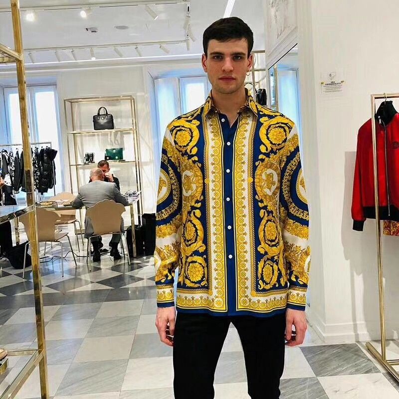 VERSACE BOROCCO DESIGNER IMPORTED SHIRT