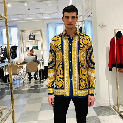 VERSACE BOROCCO DESIGNER IMPORTED SHIRT