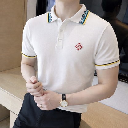 Casablanca Knitted Imported Polo White