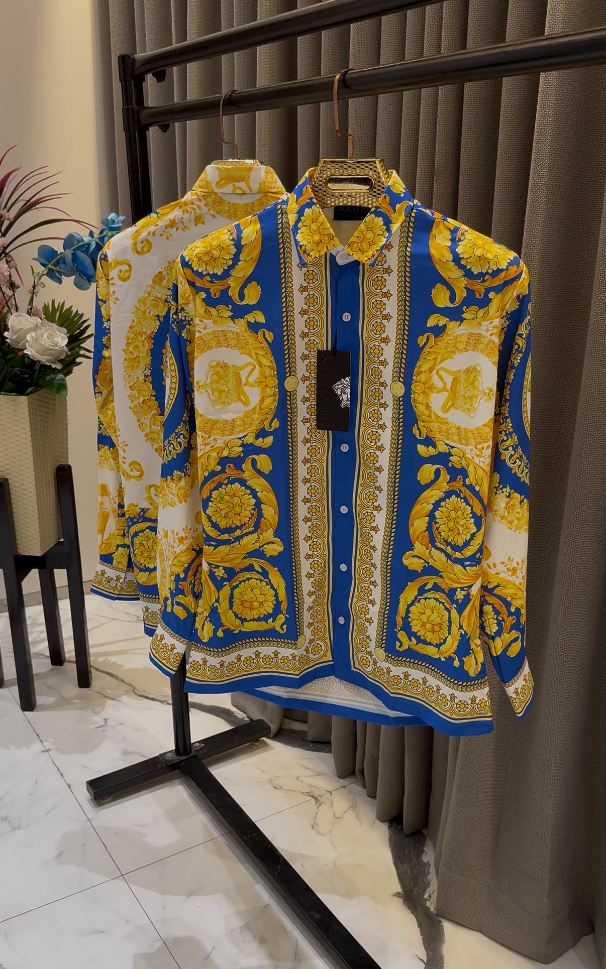 VERSACE BOROCCO DESIGNER IMPORTED SHIRT
