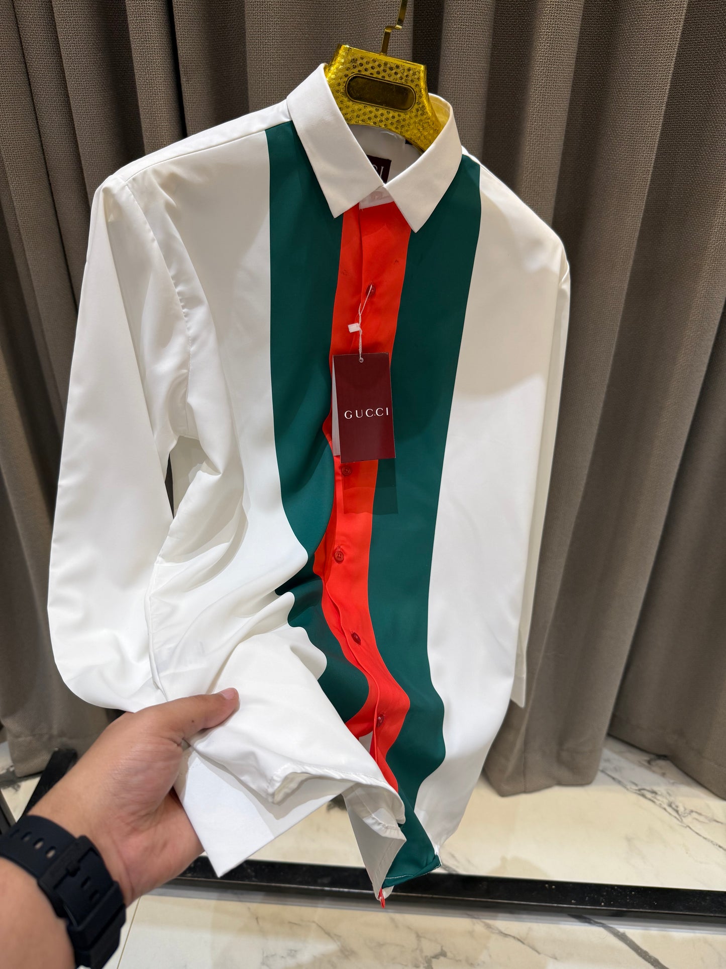 GUCCI IMPORTED STORE ARTICLE SHIRT ( WHITE)