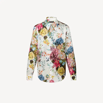 LOUIS VUITTION IMPORTED MONOGRAM FLORAL STORE SHIRT
