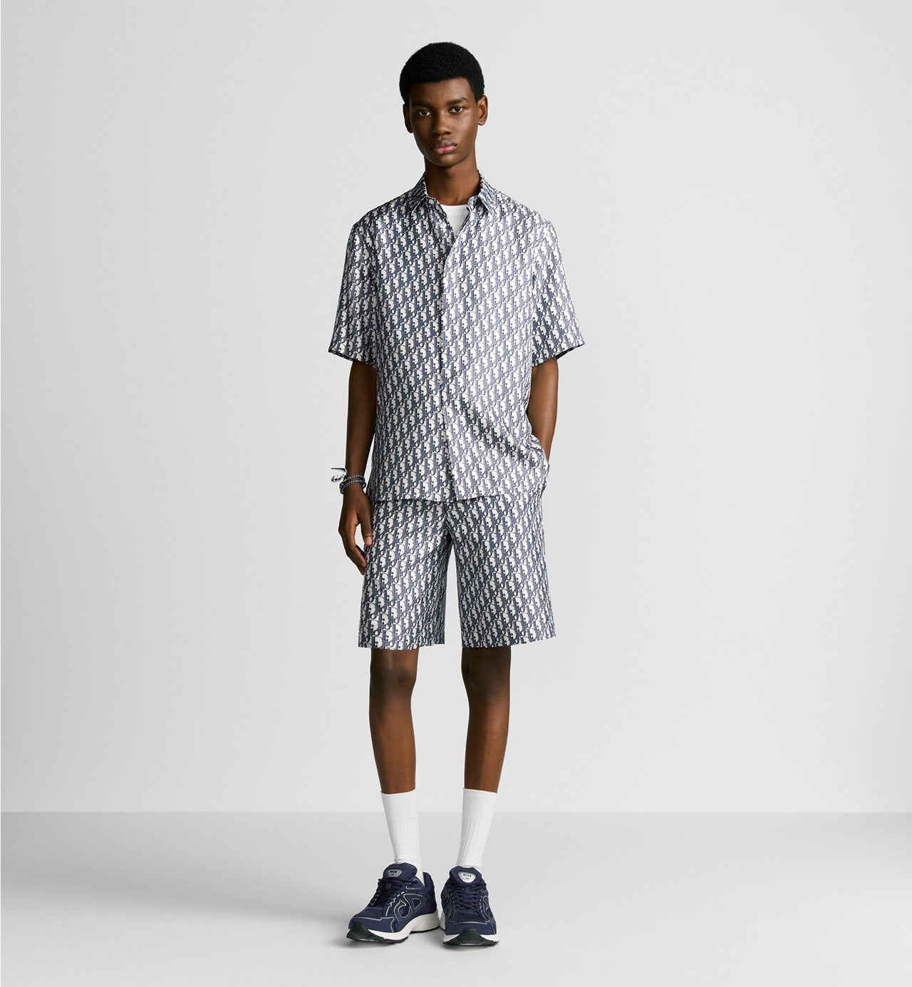 DIOR OBLIQUE IMPORTED HALF SHIRT D1