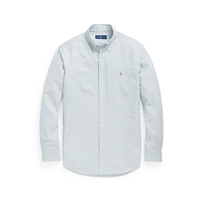RALPH LAUREN LINEN SEA GREEN SHIRT