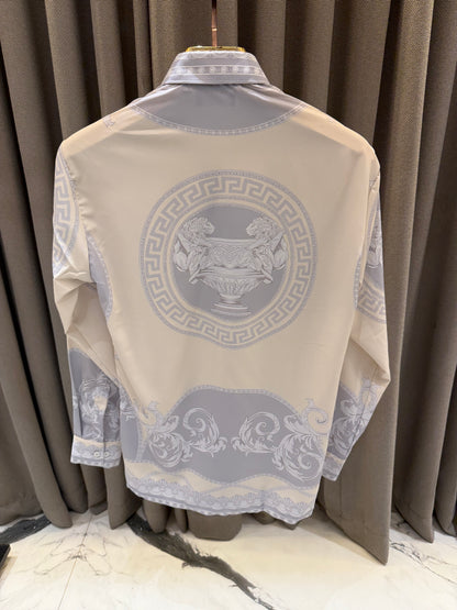 VERSACE WHITE BOROCCO IMPORTED SHIRT