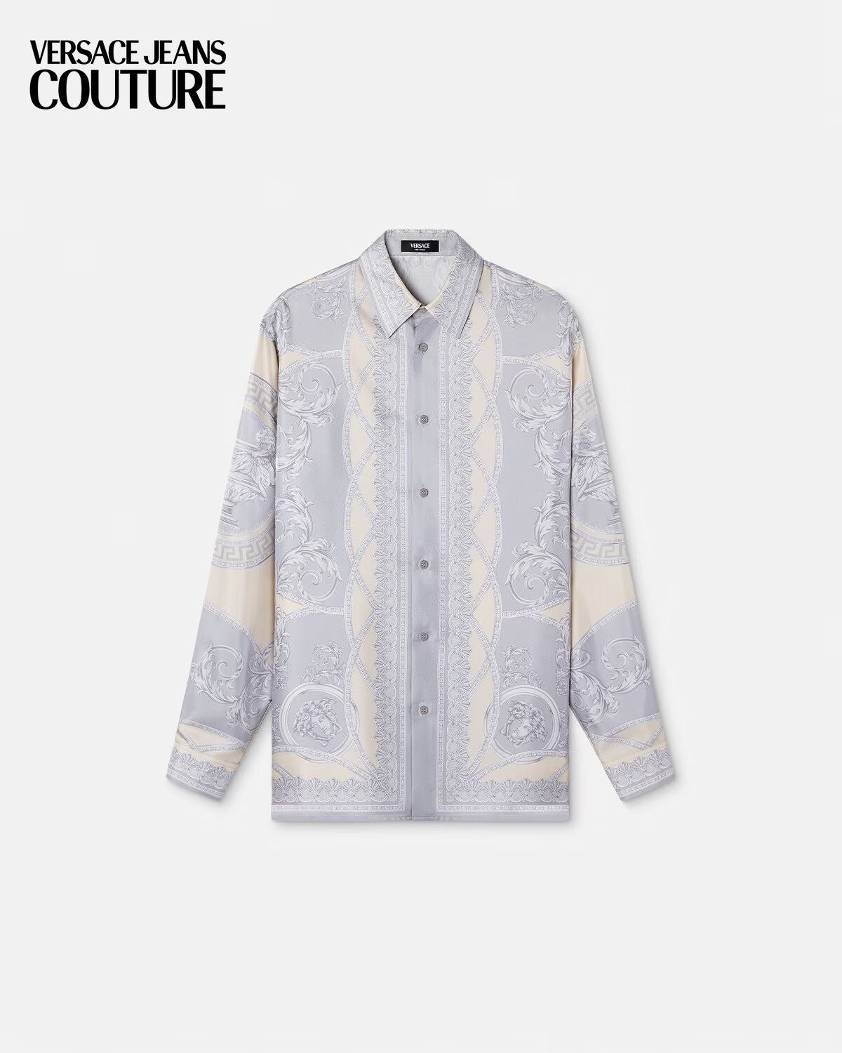 VERSACE WHITE BOROCCO IMPORTED SHIRT