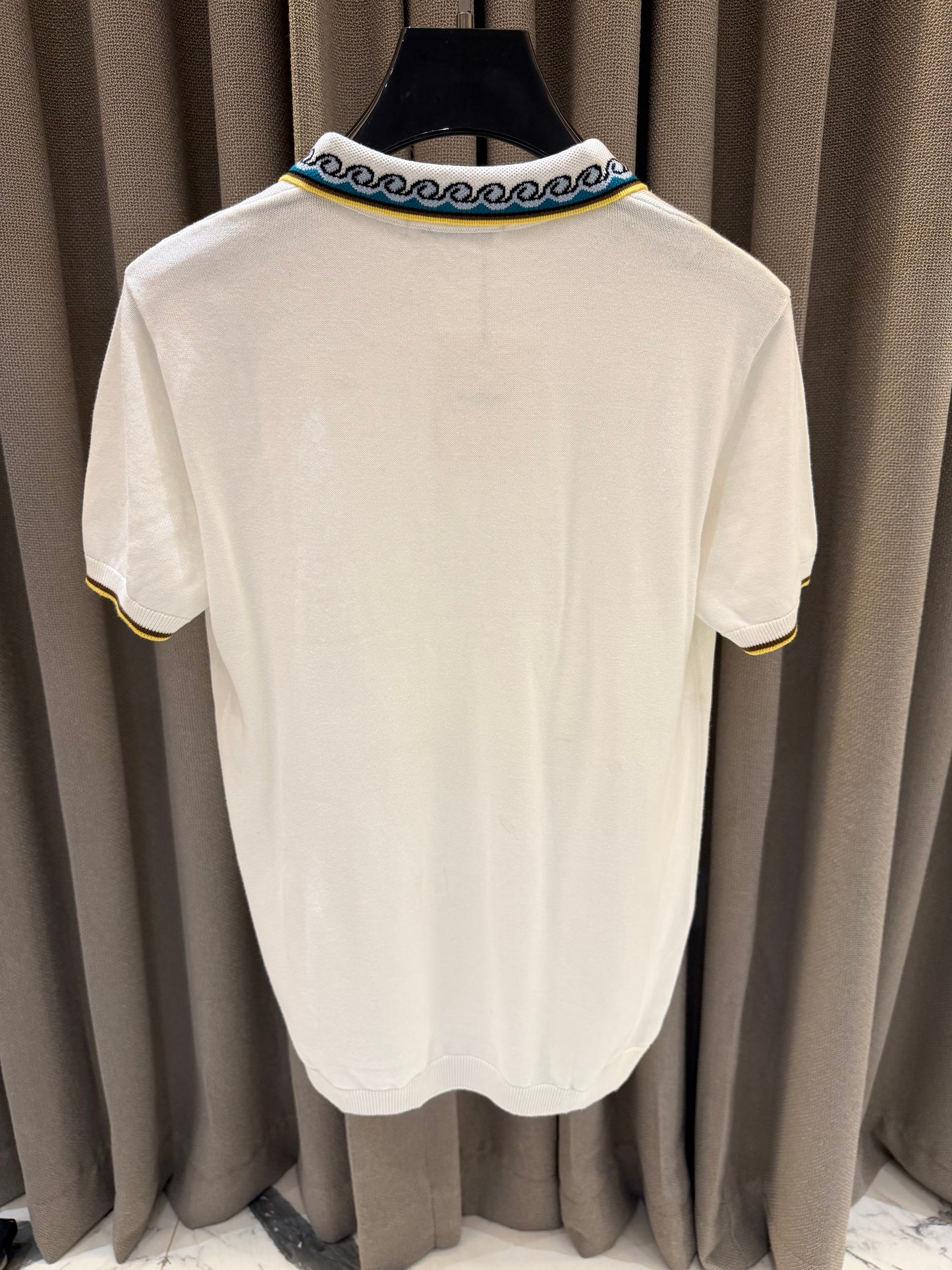 Casablanca Knitted Imported Polo White