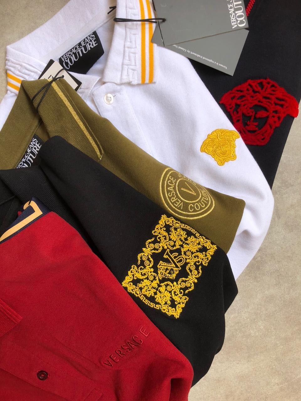 Versace White Polo V5