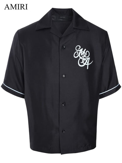 AMİRİ IMPORTED HALF BLACK SHIRT
