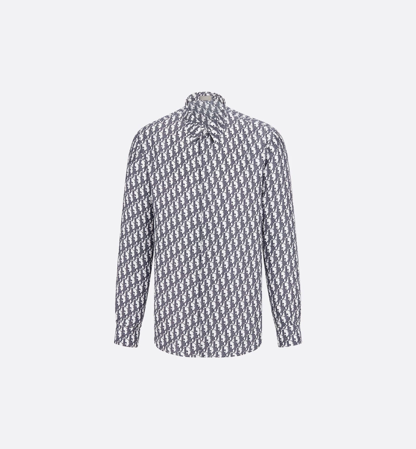 DIOR OBLIQUE IMPORTED GREY DENIM SHIRT