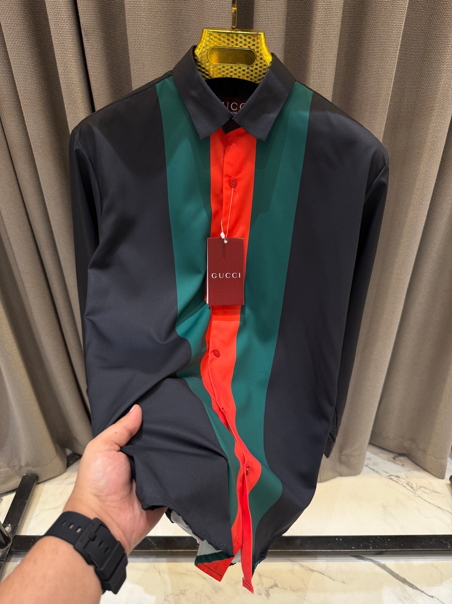 GUCCI IMPORTED BLACK PREMIUM SHIRT