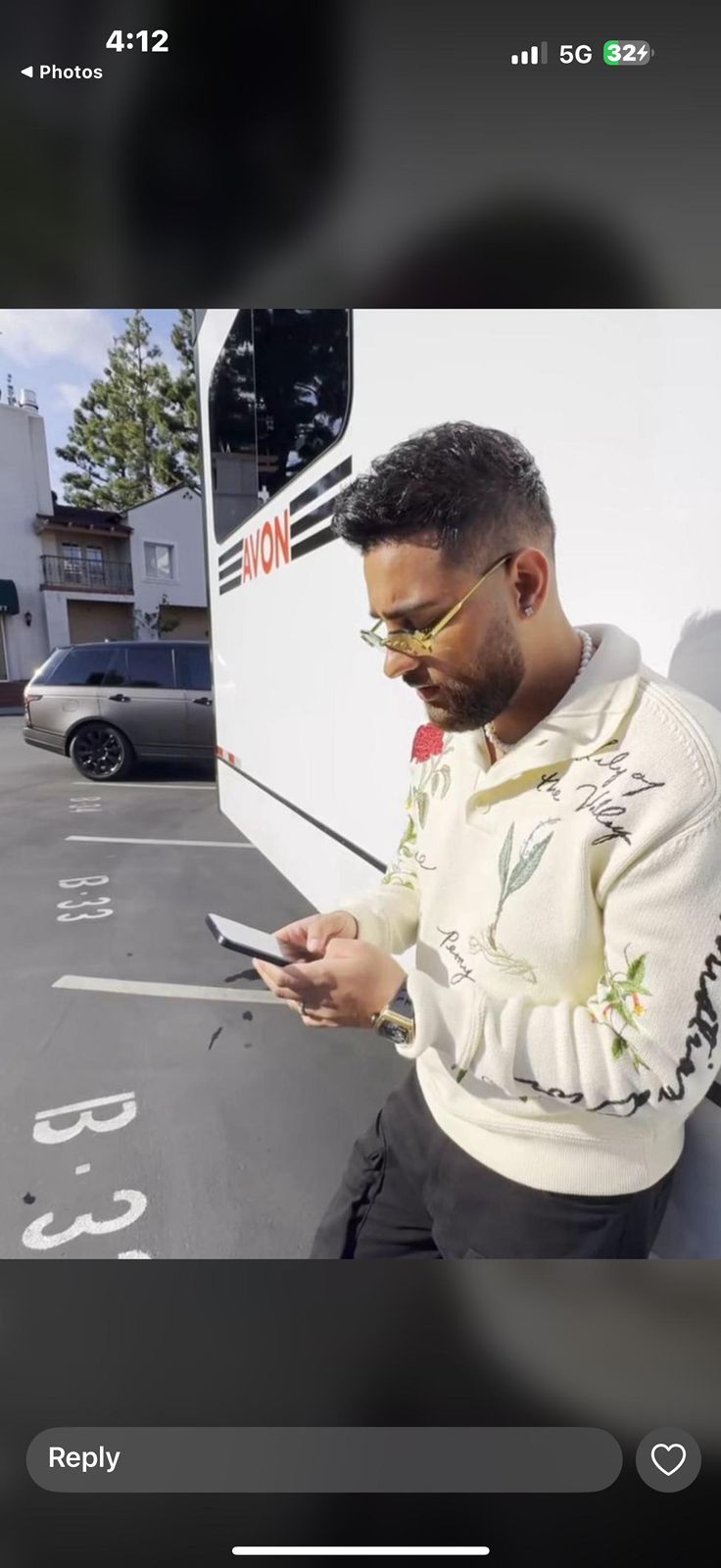 Dior Karan Aujla Edition Pull Over White Imported