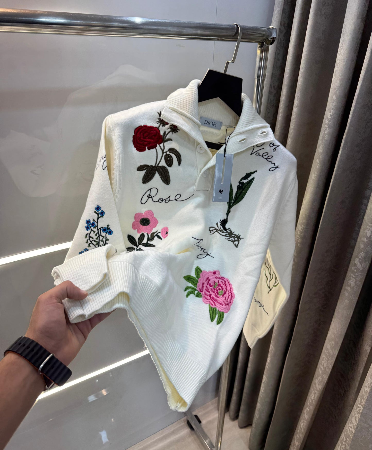 Dior Karan Aujla Edition Pull Over White Imported