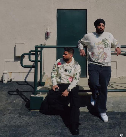 Dior Karan Aujla Edition Pull Over White Imported